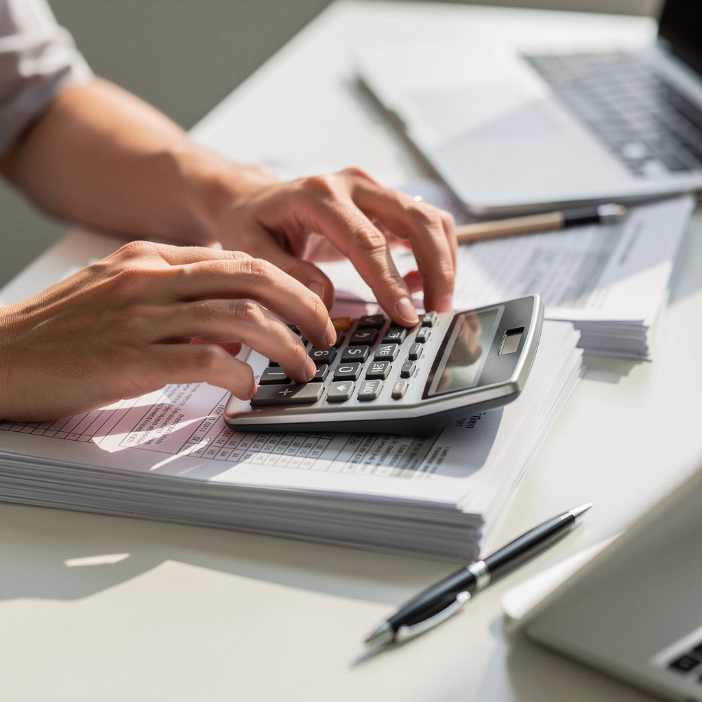 Professional Tax Center (PTC) expert tax consultant reviewing income tax documents with a client in San Marcos, CA